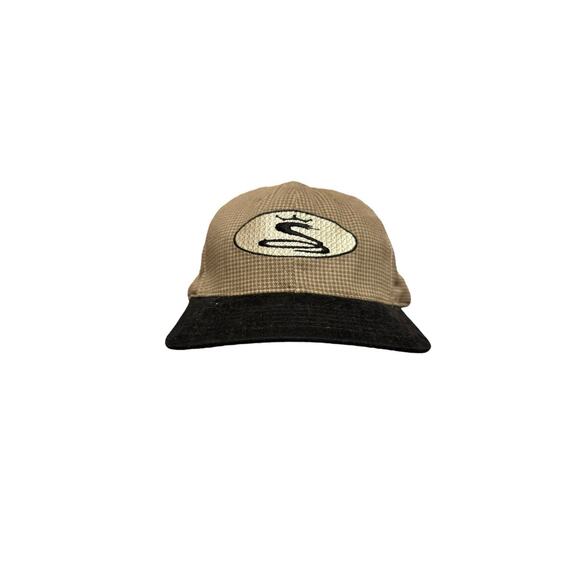 Vintage King Cobra Golf Hat Mens Brown Strapback Embroidered 90s Made in USA - Picture 1 of 6